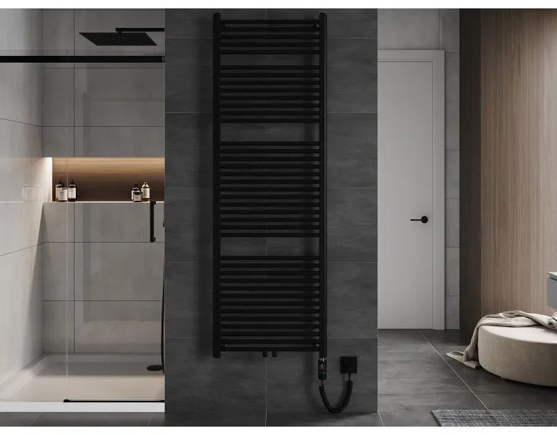 Mexen Mars, elektrické vykurovacie teleso 1800x600 mm, 900W, čierna, W110-1800-600-2900-70