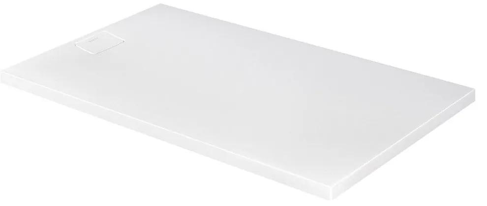 DURAVIT Stonetto obdĺžniková sprchová vanička z materiálu DuraSolid, 1600 x 1000 x 50 mm, biela matná, 720171380000000