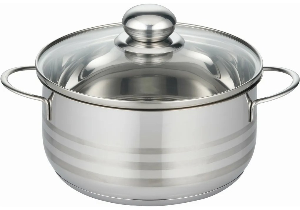 Elo 22120 Basic Nerezový hrniec Brillant 20 cm,2,6 l, 2,6 l