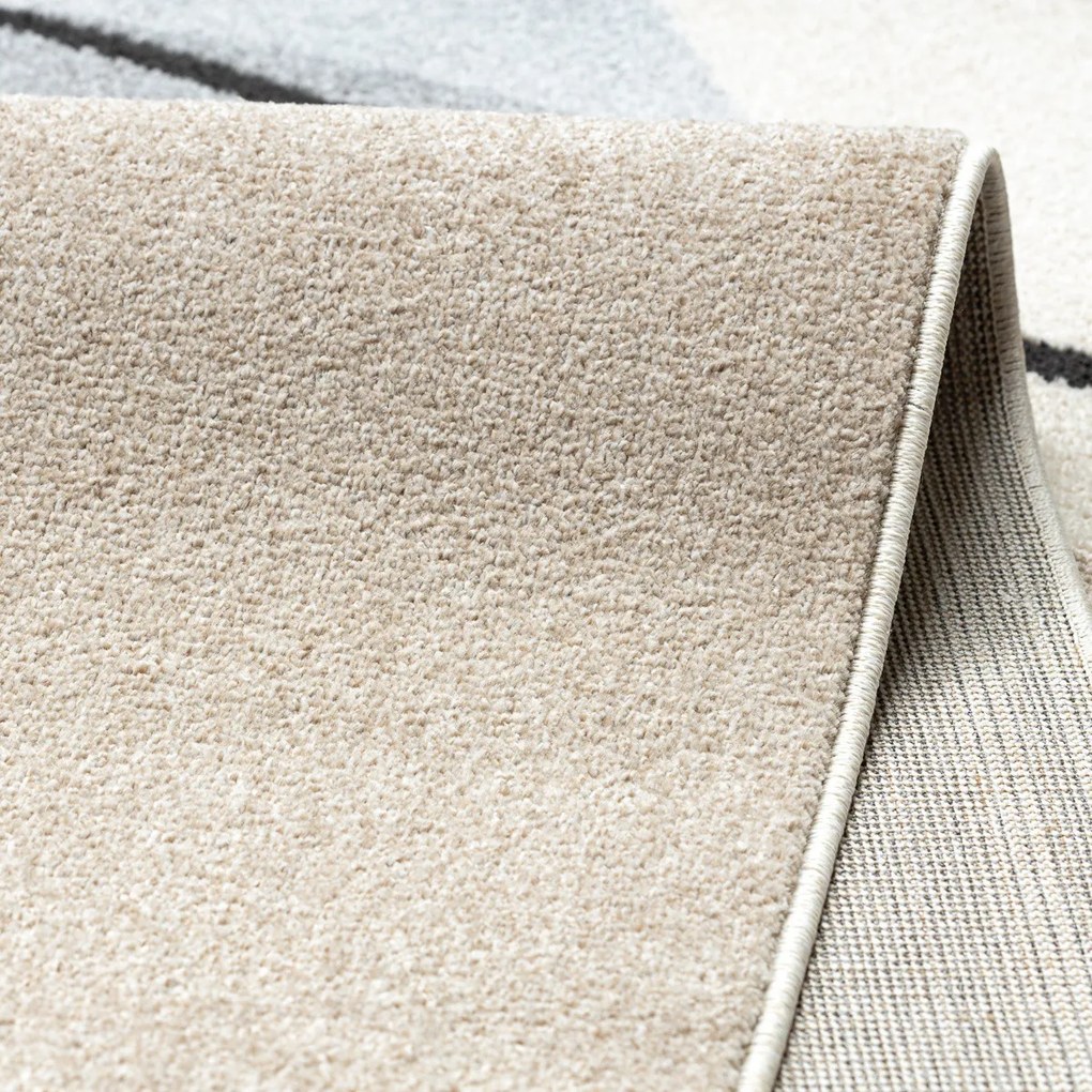 Dywany Łuszczów, Kusový koberec Fusion 9213 cream/beige, 200x290, béžová, kancelária