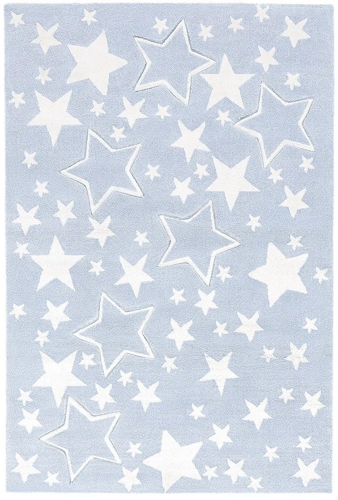 Koberce Breno Kusový koberec AMIGO 329/blue, modrá, viacfarebná,80 x 150 cm