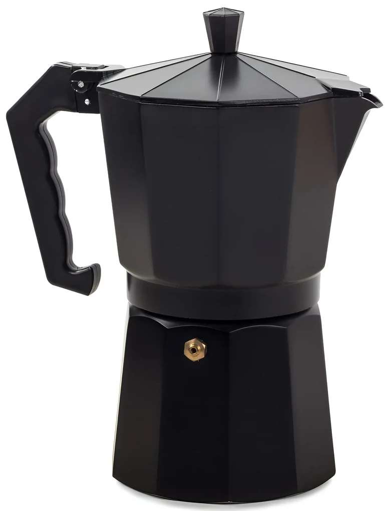 Verk 07043 Moka kanvice 9 - 450 ml - čierna