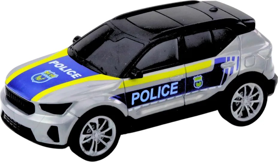 LEAN Toys Policajný kamión sada vrtuľník auto rádio auto svetlá zvuky