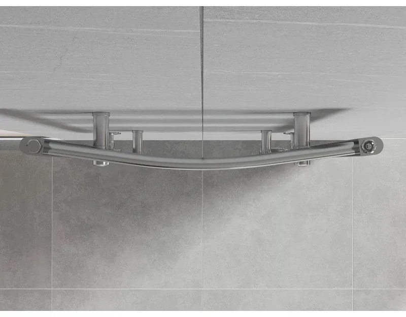 Mexen Ares, vykurovacie teleso 1200x600 mm, 490 W, chrómová, W102-1200-600-00-01