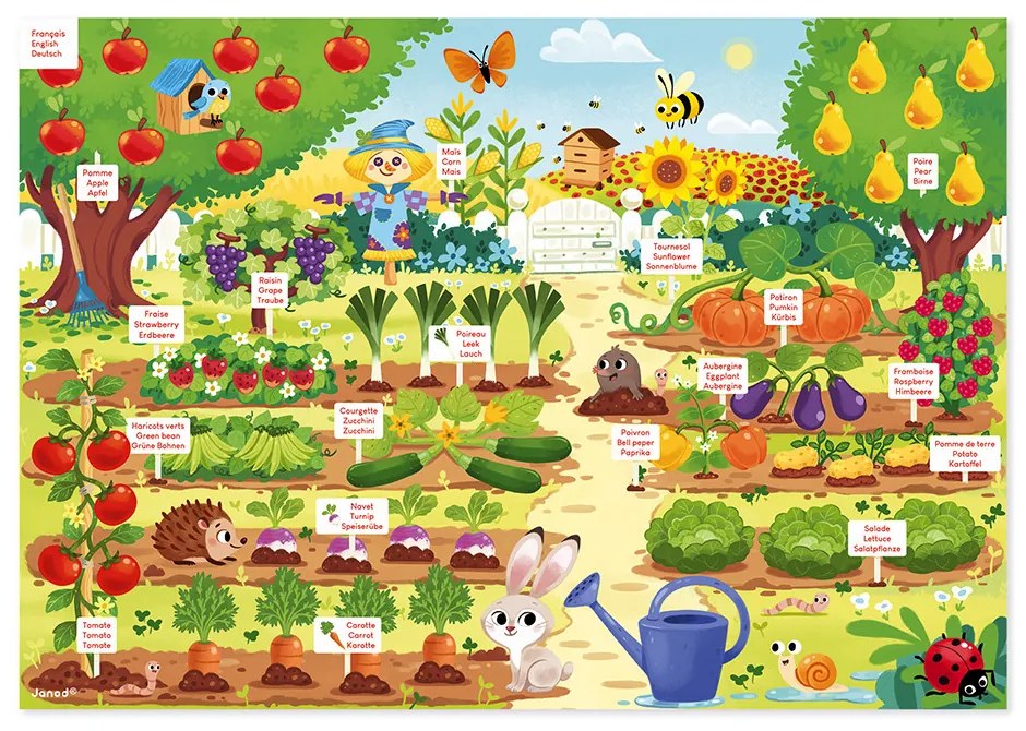 Magnetická hračka - Moja záhrada