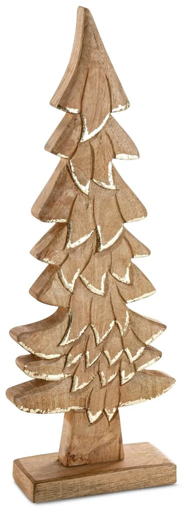 DEKORAČNÁ SOŠKA WOOD2 SADA 2KS 20X51 CM HNEDÁ