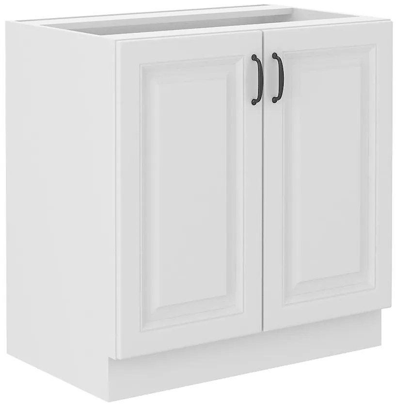 Kuchynská skrinka STILO biely mat/biely 80d 2f bb