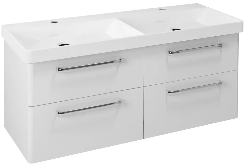 Sapho Sapho, THEIA umývadlová skrinka 116x50x44 cm, 2xzásuvka, biela (TH120), TH120-3030