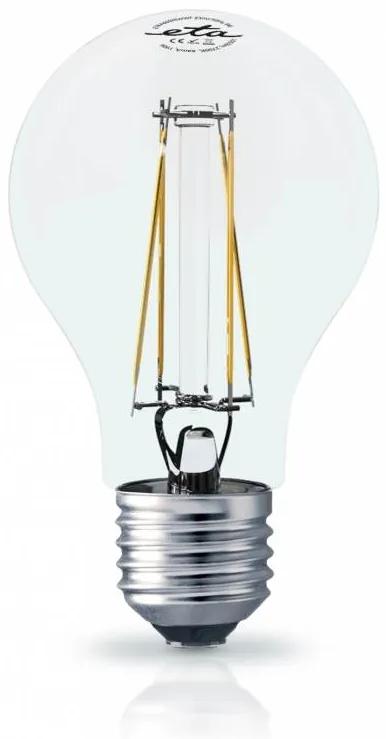 LED filamentová retro žiarovka, E27, A60, 10W, teplá biela Eta ETAA60W10WWF