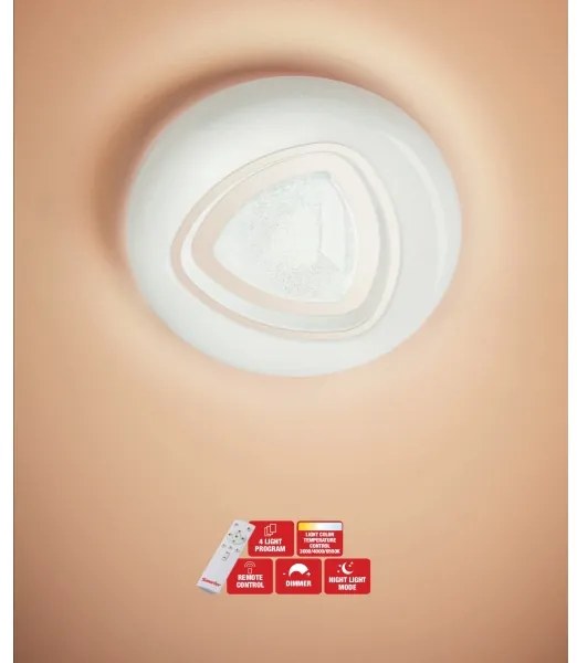 Redo 05-919 - LED stmievateľné stropné svietidlo GALAX LED/48W/230V biela + DO
