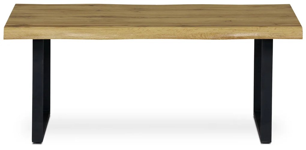 Robustný konferenčný stôl v dekore divoký dub, 110 x 70 x 45 cm