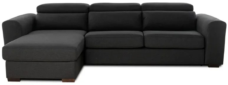 Rohová sedacia súpravana každodenné spanie FELYNE br. FELYNE s rozkladom, Ľavá, 140, tm. šedá (jazz 22 graphite)