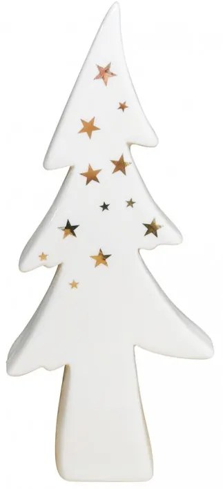 Porcelánový stromček, biely, 23 cm, Altom