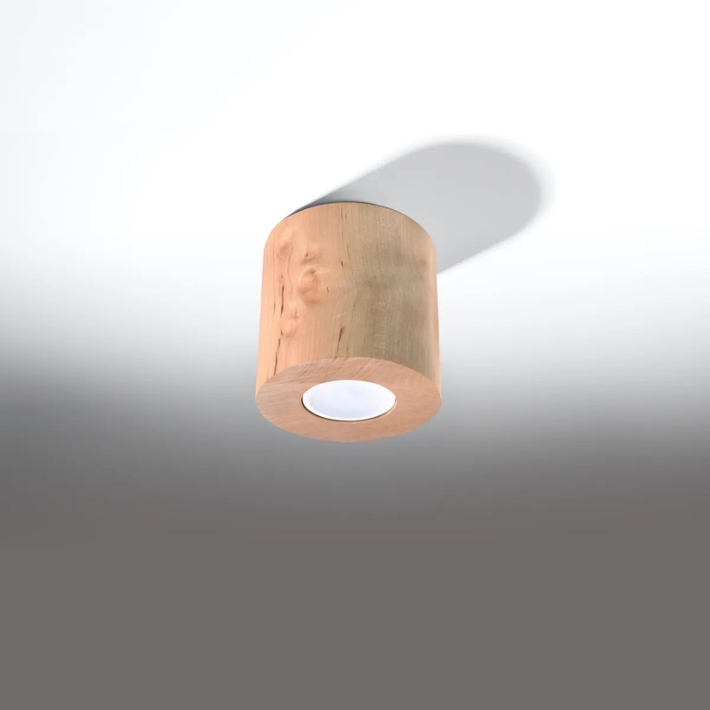 Sollux Lighting Stropné svietidlo ORBIS prírodné drevo