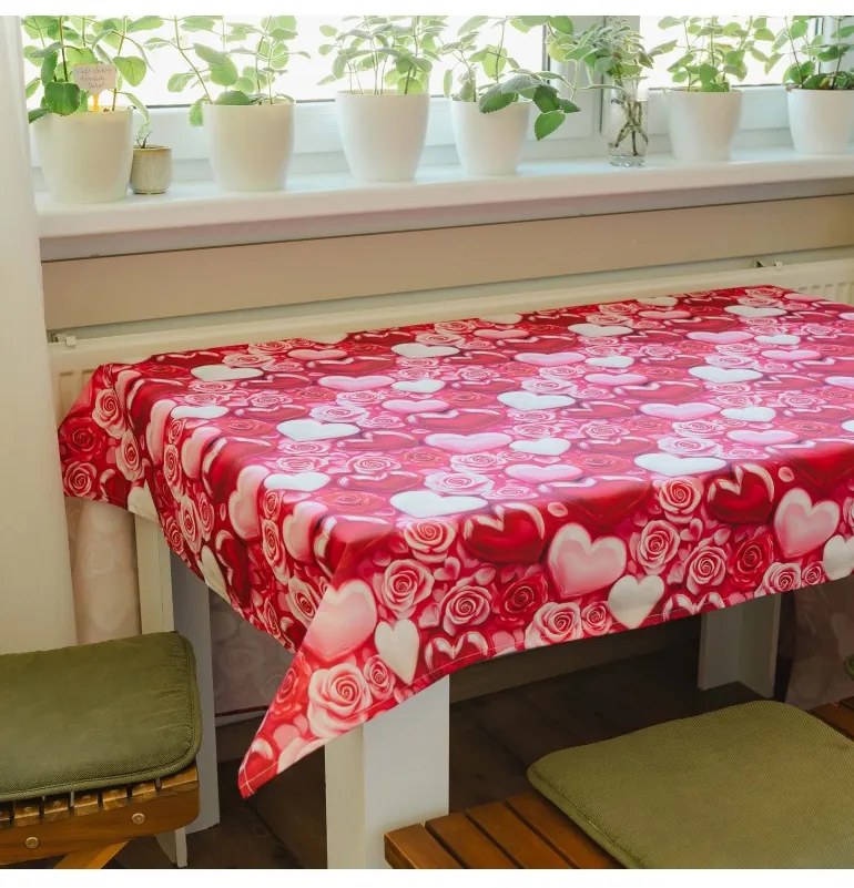 Obrus na stôl Lovelin EMI, priemer 150 cm okrúhly