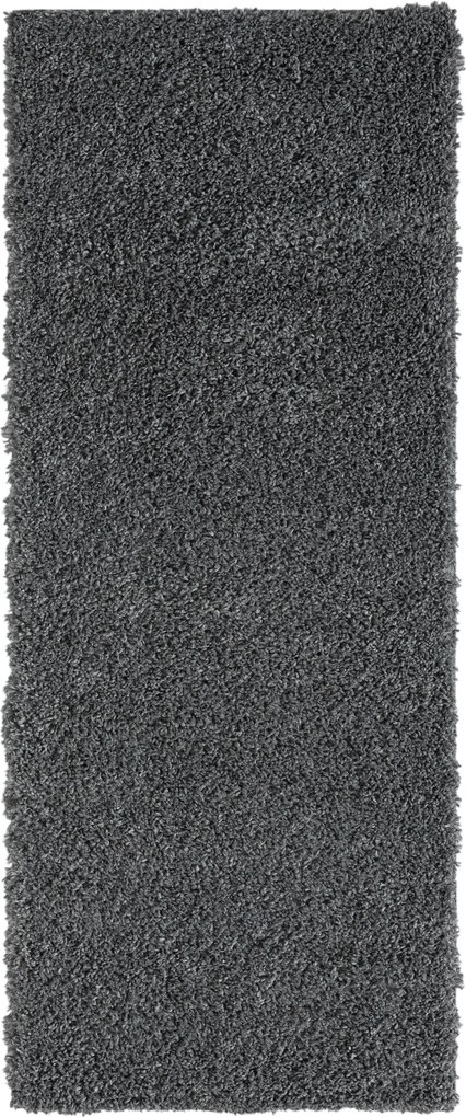 My Flair, Behúň My Shaggy grau, 80x300, šedá, chodba / predsieň