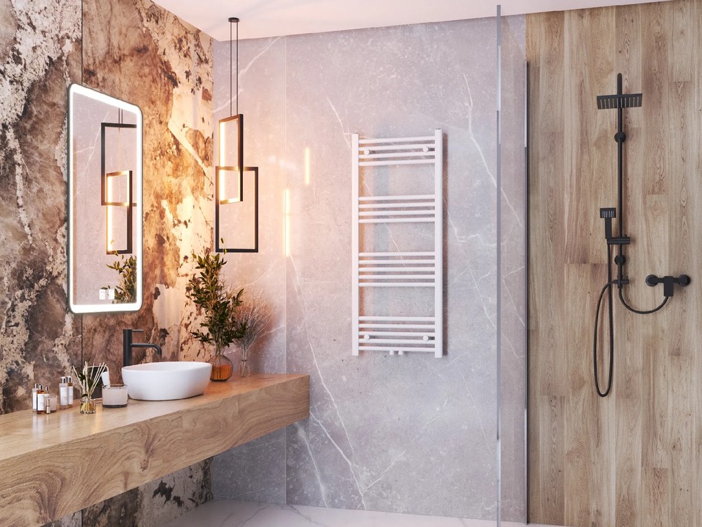 Gamma Erga Simple, vykurovacie teleso 1200x600 mm, 560 W, biela, ERG-LAV-SIMP-12060-WH