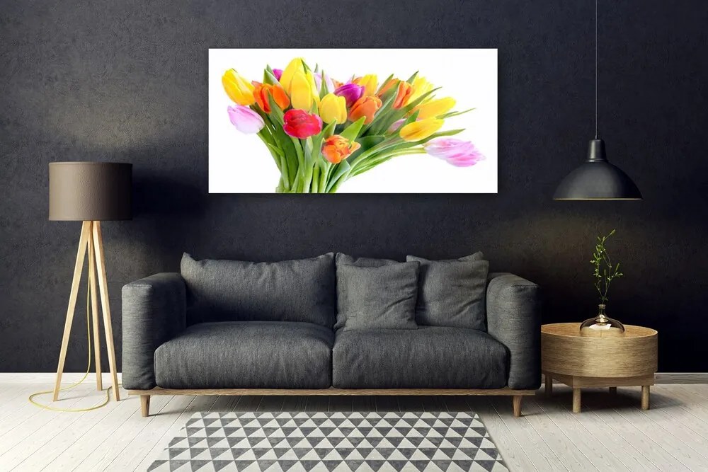 Obraz plexi Tulipány kvety rastlina 120x60 cm