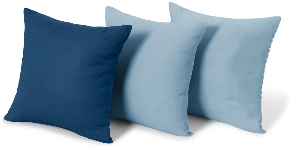 Obliečky na dekoračné vankúše, 3 ks, cca 50 x 50 cm