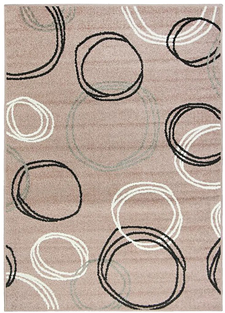 Kusový koberec Lotto 290 HR5 S, 160x235, ružová, chodba / predsieň, Oriental Weavers