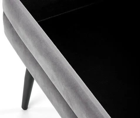 Taburetka Velen (čierna + sivá). Akcia -13%. Vlastná spoľahlivá doprava až k Vám domov. 1048979