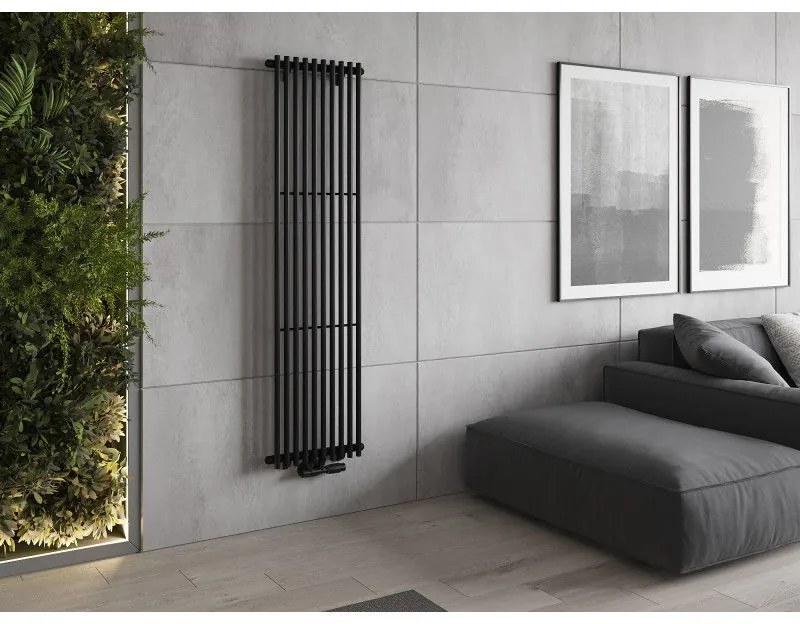 Mexen Tulsa, vykurovacie teleso 1600 x 420 mm, 613 W, čierna, W219-1600-420-00-70