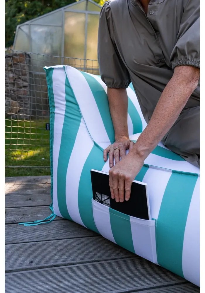 Biely/zelený záhradný sedací vak – Bonami Essentials