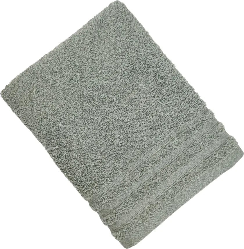 Uterák LINVERO 40x60 cm sivý zelený, 100% bavlna
