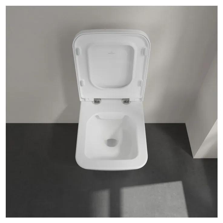 Villeroy & Boch Finion - Závesné WC, Rimless, alpská biela CeramicPlus 4664R0R1