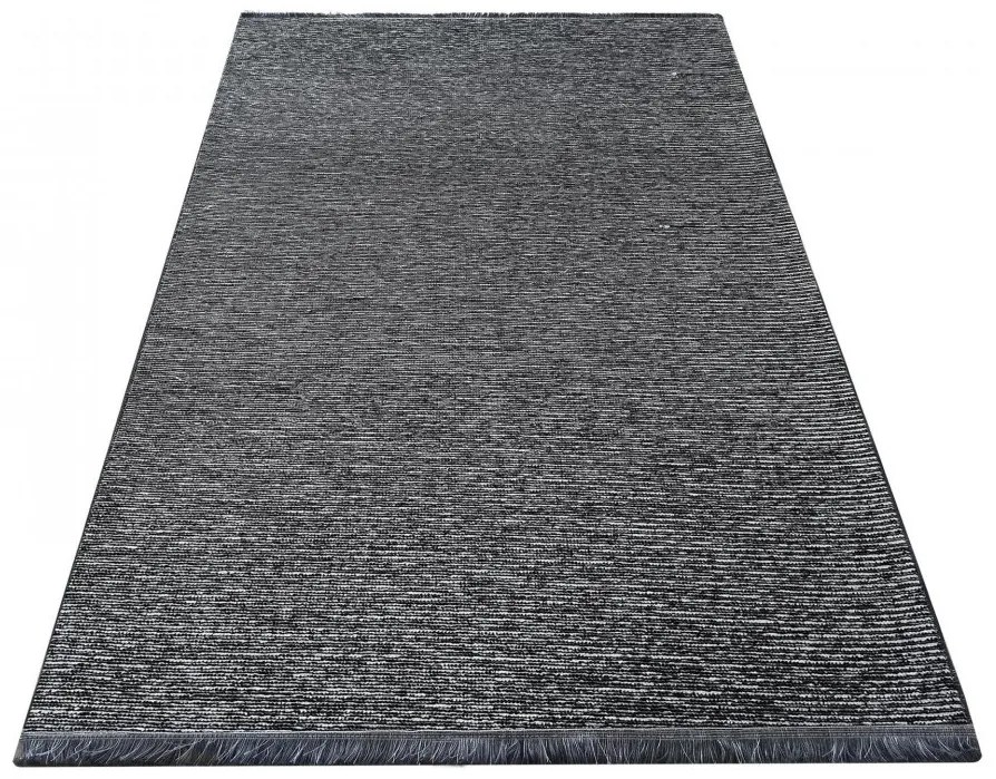 Moderný jednoduchý koberec v sivej farbe Šírka: 80 cm | Dĺžka: 300 cm