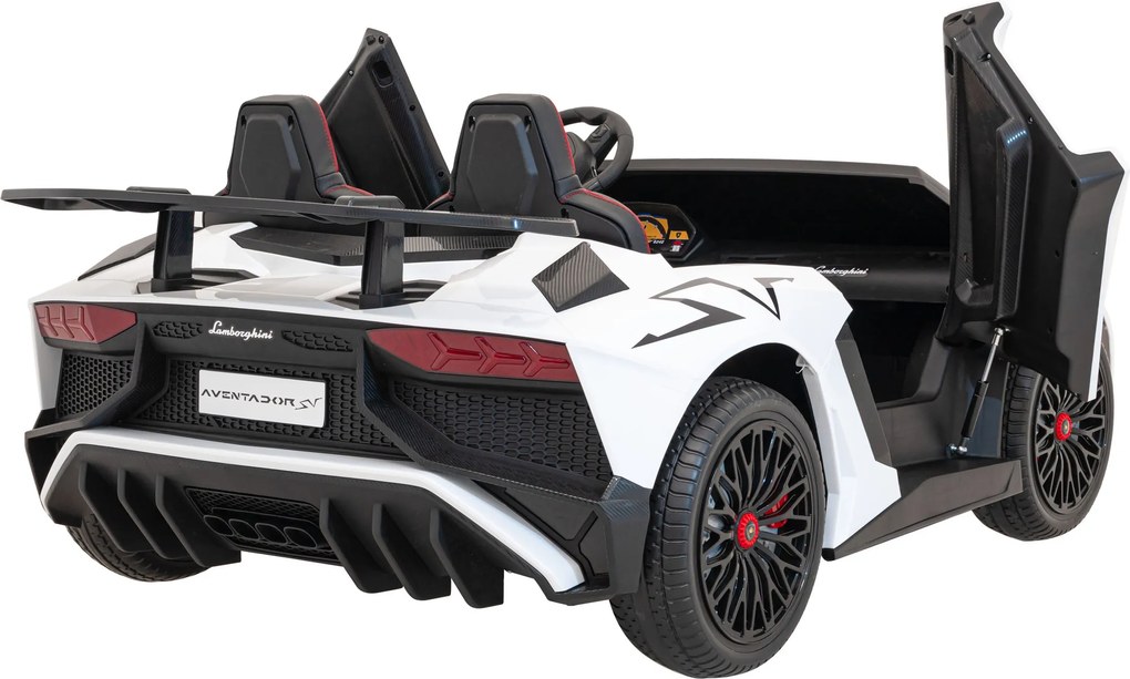 Ramiz Elektrické autíčko Lamborghini Aventador SV pre 2 deti biele