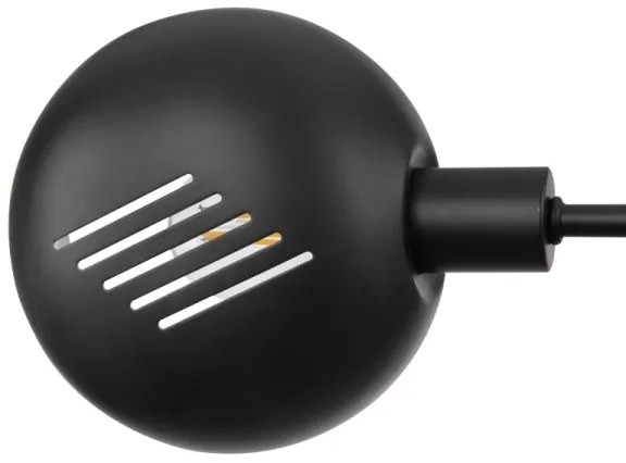 Globo 58228NB - Stojacia lampa SEYMOUR 5xE14/40W/230V čierna