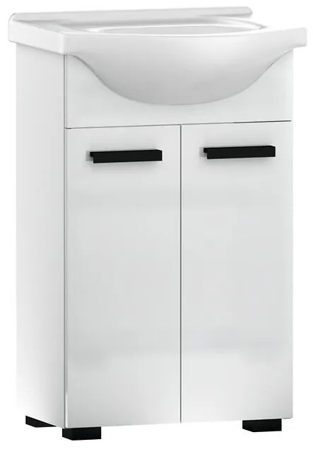 Kúpeľňová zostava Plain 65 biela