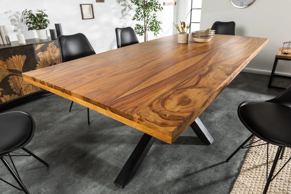 Bighome - Jedálenský stôl UNIVERSE 180 cm - prírodná, palisander