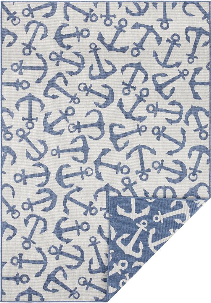 Bougari - Hanse Home koberce Kusový koberec Twin Supreme 104140 Blue/Cream - 80x150 cm