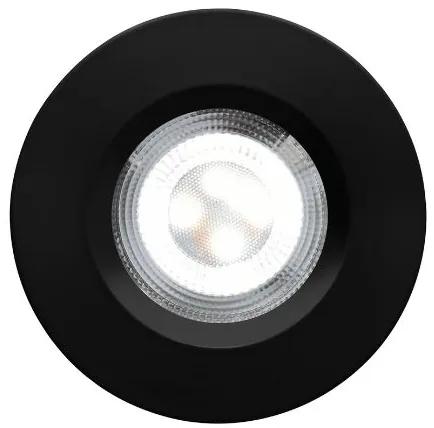 NORDLUX DON SMART inteligentné zapustené osvetlenie LED, 4,7 W, 8,5 cm, okrúhle, čierne