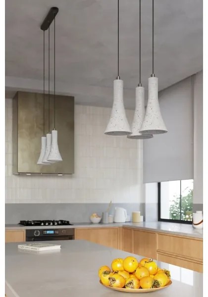 Sollux SL.1224 - Luster na lanku REA 2xE14/12W/230V betón