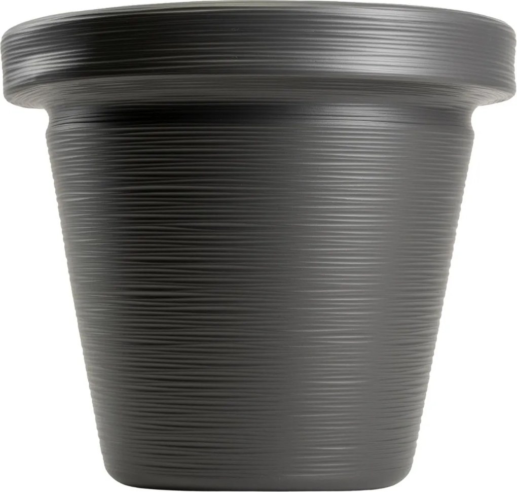 Plastový květináč Riflo 47,9x55 cm antracitový