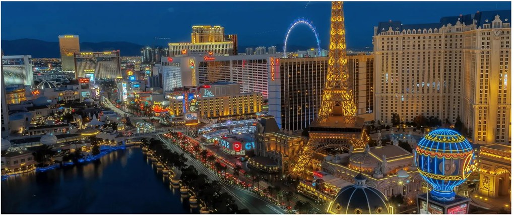 Obraz - Las Vegas (120x50 cm)