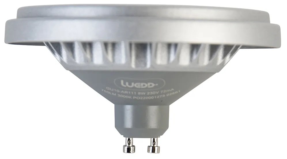 Sada 5 LED žiaroviek GU10 AR111 8W 750 lm 3000K