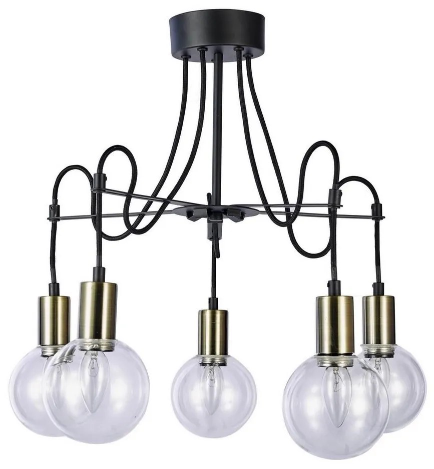 Top Light Novel 5K - Luster na tyči 5xE14/40W/230V