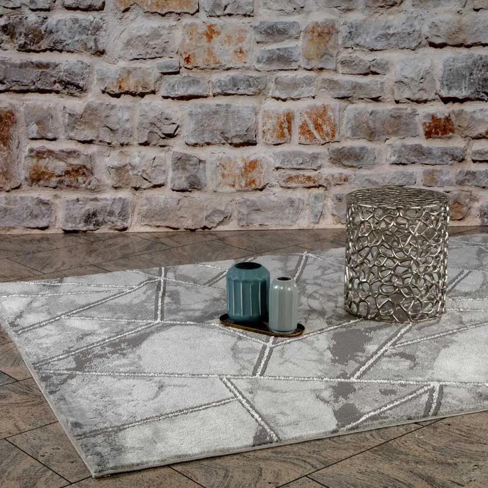 Lalee Kusový koberec Marmaris 402 Silver Rozmer koberca: 80 x 150 cm