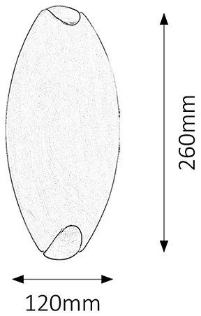 RABALUX Kúpeľňové nástenné svietidlo OPALE, 1xE27, 60W