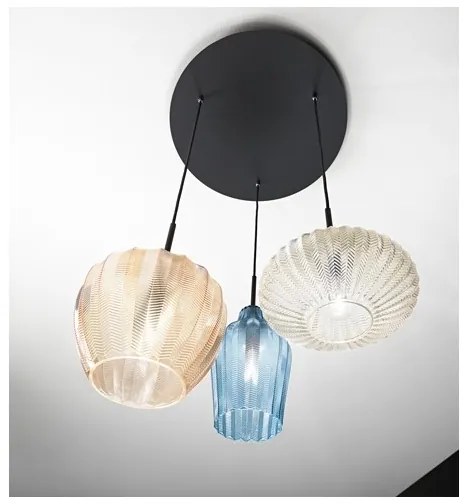 Fabas Luce 3725-47-363 - Luster na lanku OLBIA 3xE27/40W/230V