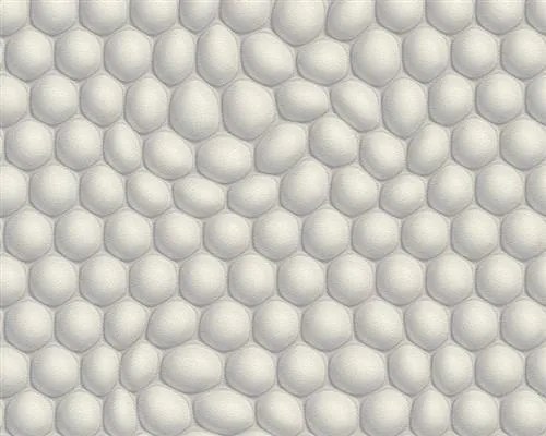 Vliesové tapety, 3D bubliny sivé, Harmony in Motion by Mac Stopa 327202, A.S. Création, rozmer 10,05 m x 0,53 m
