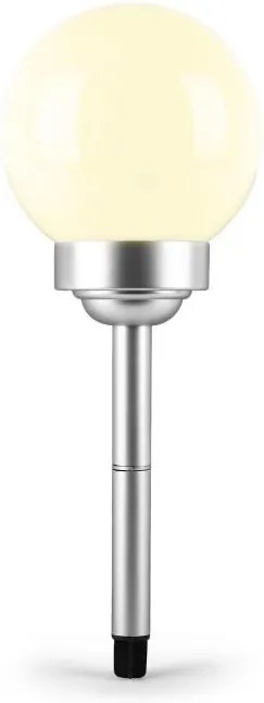 OneConcept LED-Flower 20, záhradné svietidlo, solárna lampa, Ø 20 cm, 2 LED diódy, IP44, teplá biela