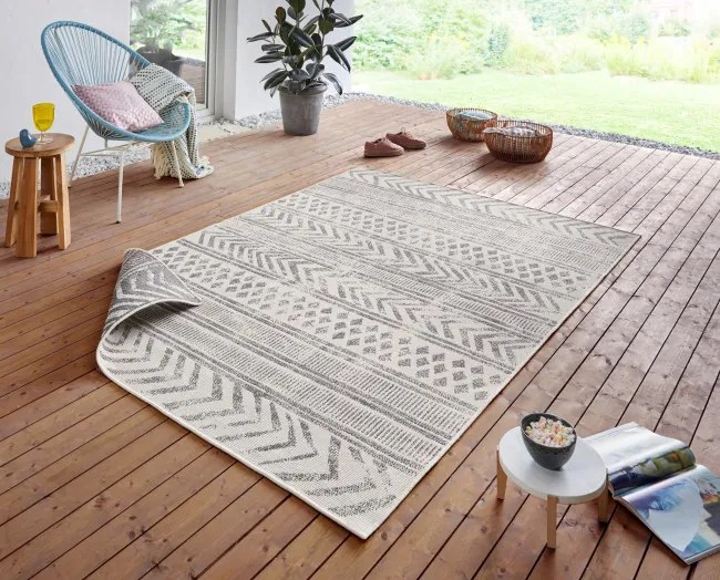 Obojstranný koberec Hanse Home Twin Supreme Biri sivý / krémový