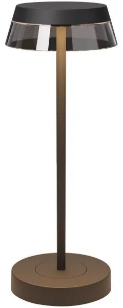 Redo 90312 - LED Stmievateľná stolná lampa ILUNA LED/2,5W/5V 3000 mAh IP65 čierna
