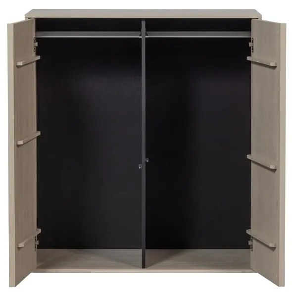 Krémová modulárna skriňa z borovicového dreva 150x110 cm Daily – vtwonen