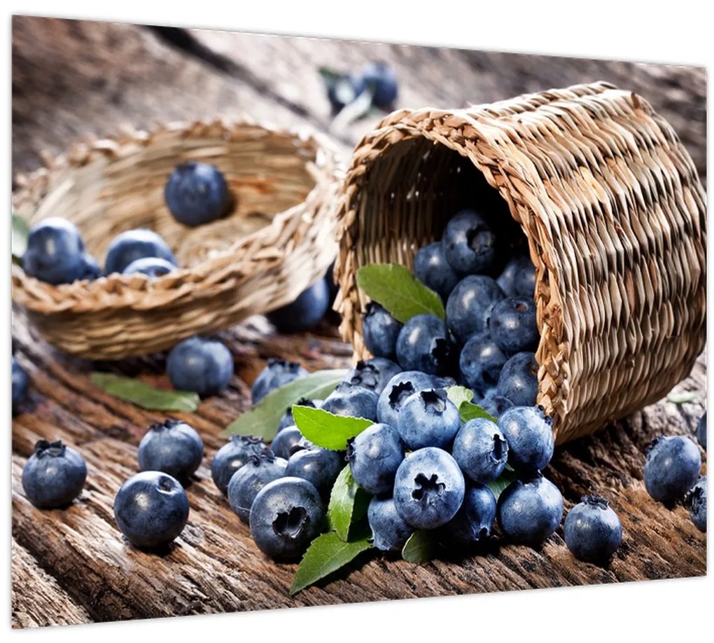 Obraz - Šťavnaté čučoriedky (70x50 cm)